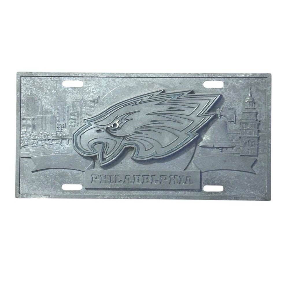 pewter eagles license plate